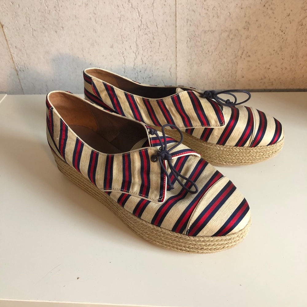 Tabitha Simmons Striped Platform Espadrilles - image 2